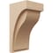 Ekena Millwork 9"W x 9"D x 18"H Wide Helena Rough Cedar Woodgrain TimberThane Corbel, Primed Tan CORUR09X09X18HELRCPR - alternate 1